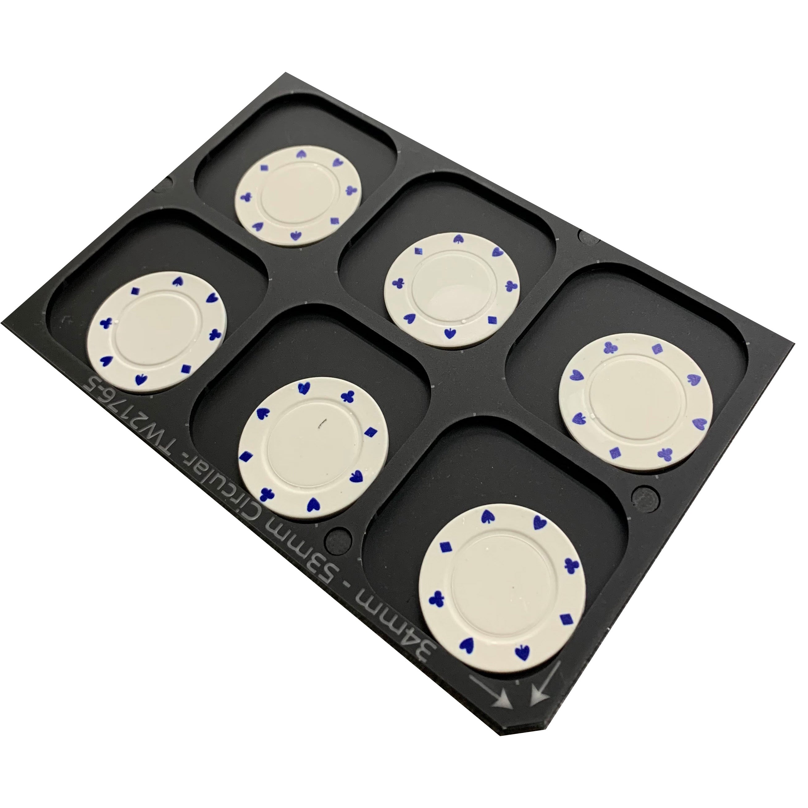Round Object Printing Jig - 34mm - 53mm for Roland BD-8 Flatbed Printer Series (6 Spaces)