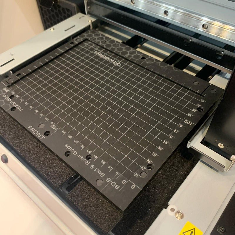 Bed Base & Ruler Guide for Roland BD-8 Flatbed Printer Jigs