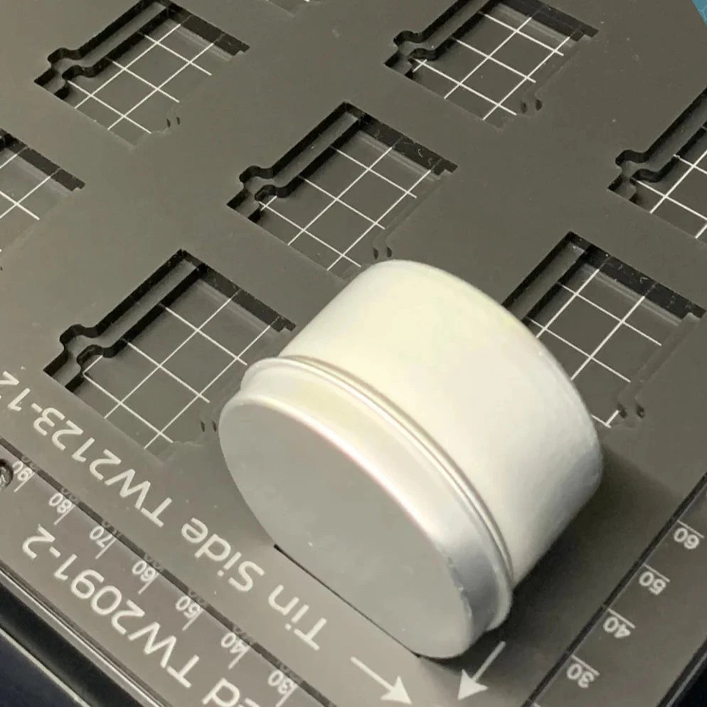 Round Tin Side Jig 'Tinware T9232' for Epson SC-V1000 Flatbed Printer Series (TBA Spaces)