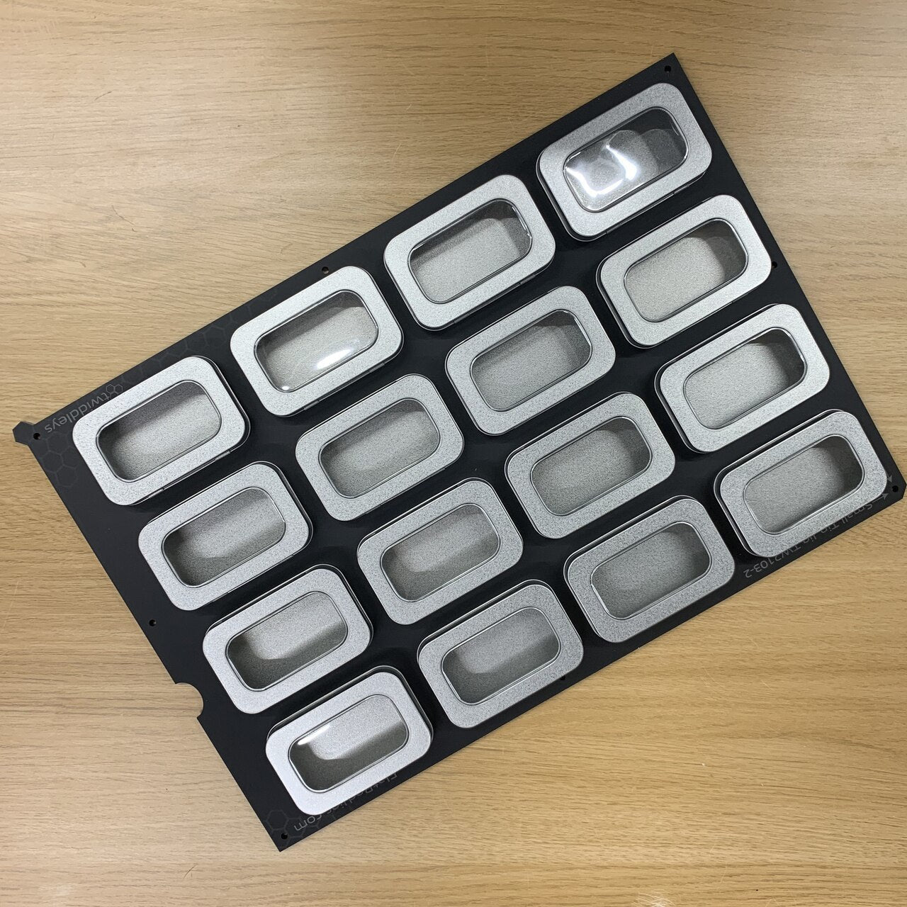 Tin Jig - 96 x 56mm for Epson SC-V1000 Flatbed Printer Series (TBA Spaces)