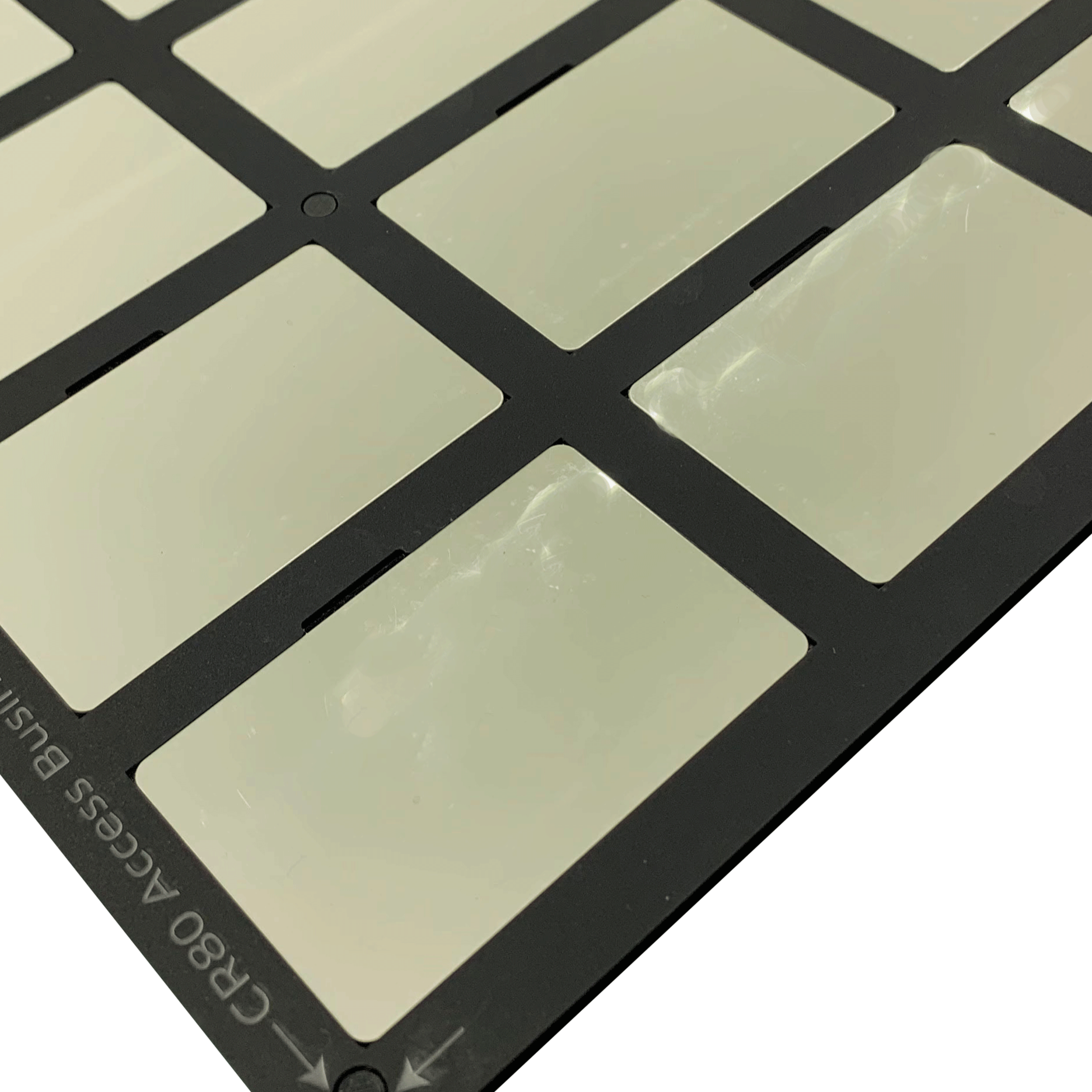 CR80 Business / Access Cards Printing Jig for Roland BD-8 Flatbed Printer (4 Spaces)