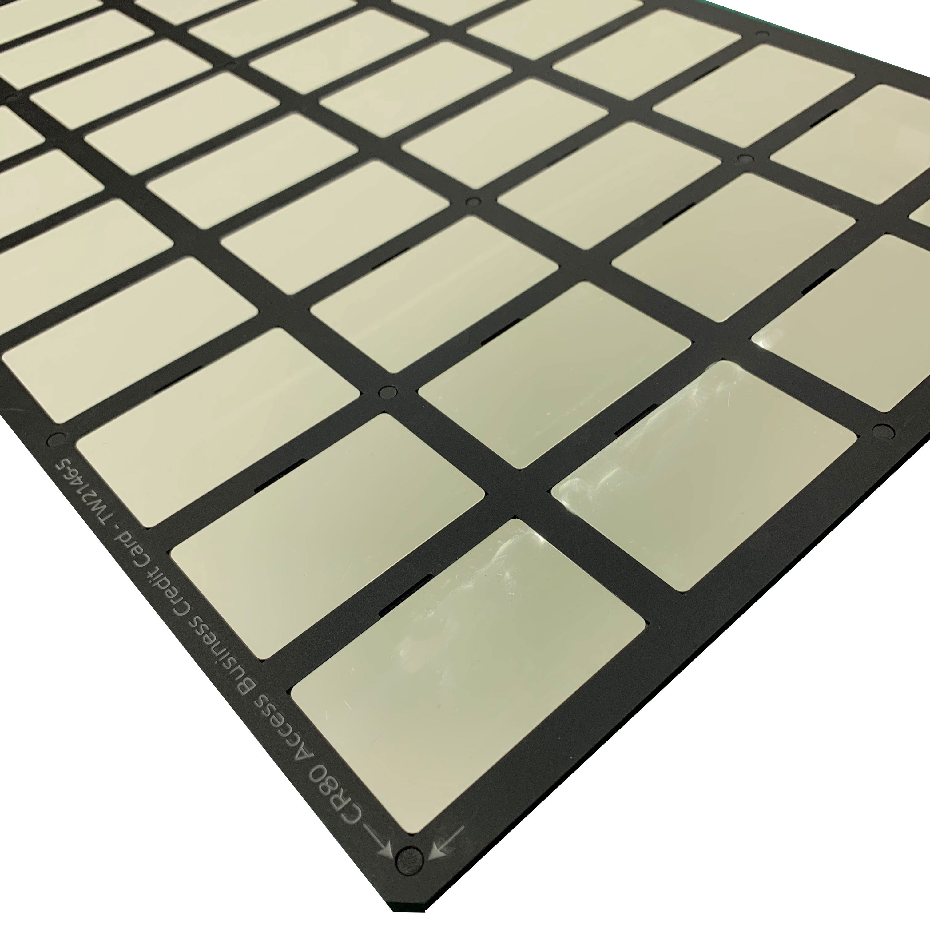 CR80 Business / Access Cards Printing Jig for Roland BD-8 Flatbed Printer (4 Spaces)