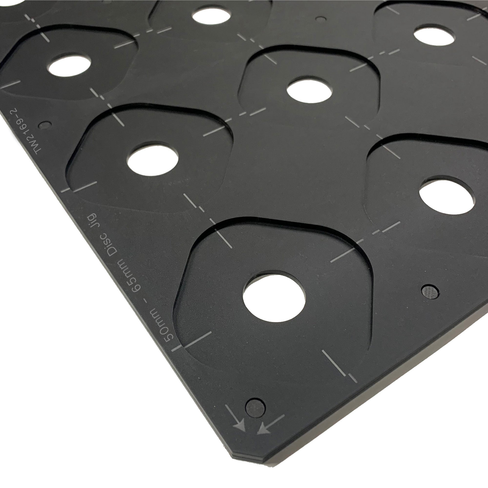 A4 Ceramic Christmas Bauble Printing Jig (50mm - 65mm Circular Discs) for A4 Flatbed Printers