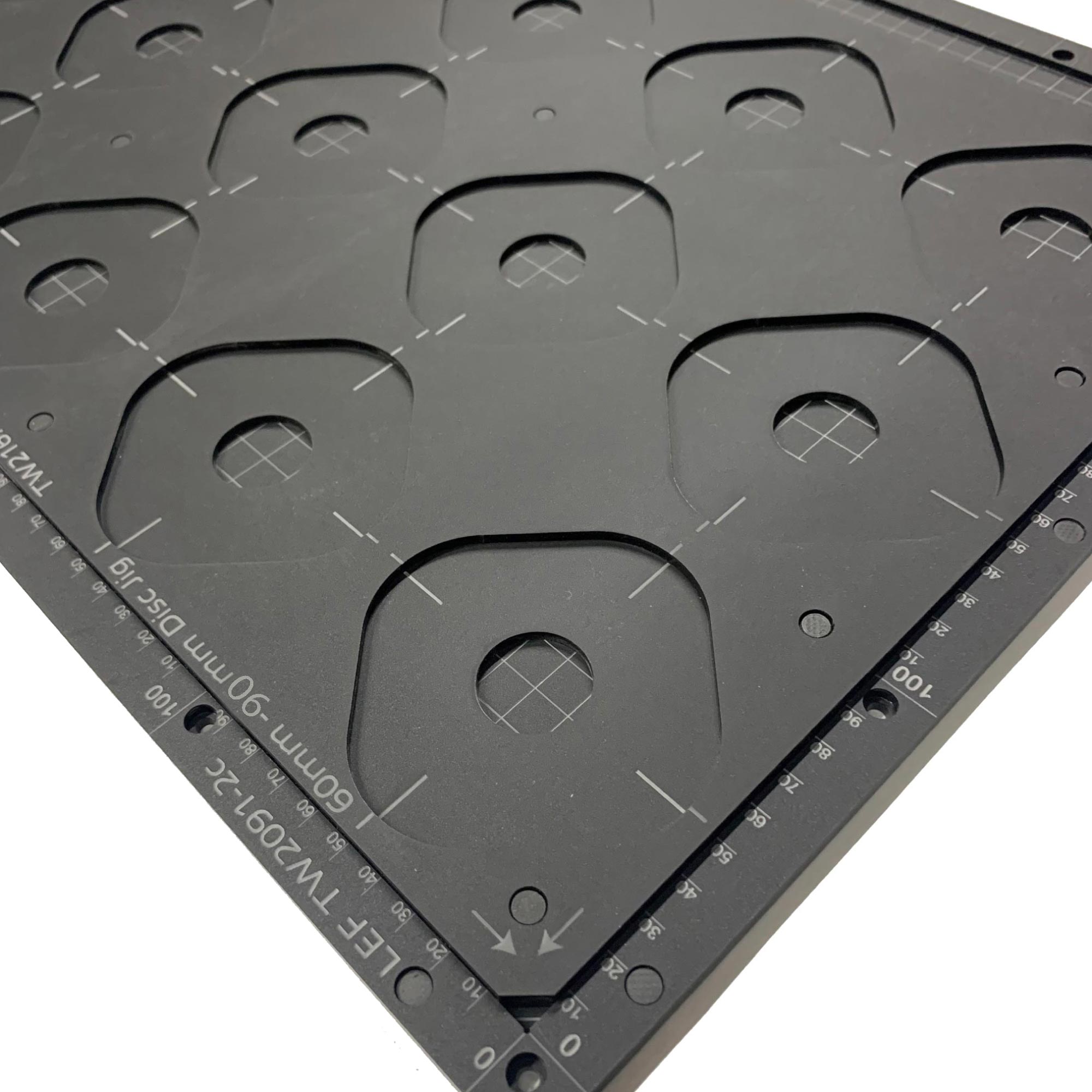 Ceramic Christmas Bauble Printing Jig Mutoh XPJ-661UF Flatbed Printer - 60mm - 90mm Circular Discs (XX Spaces)