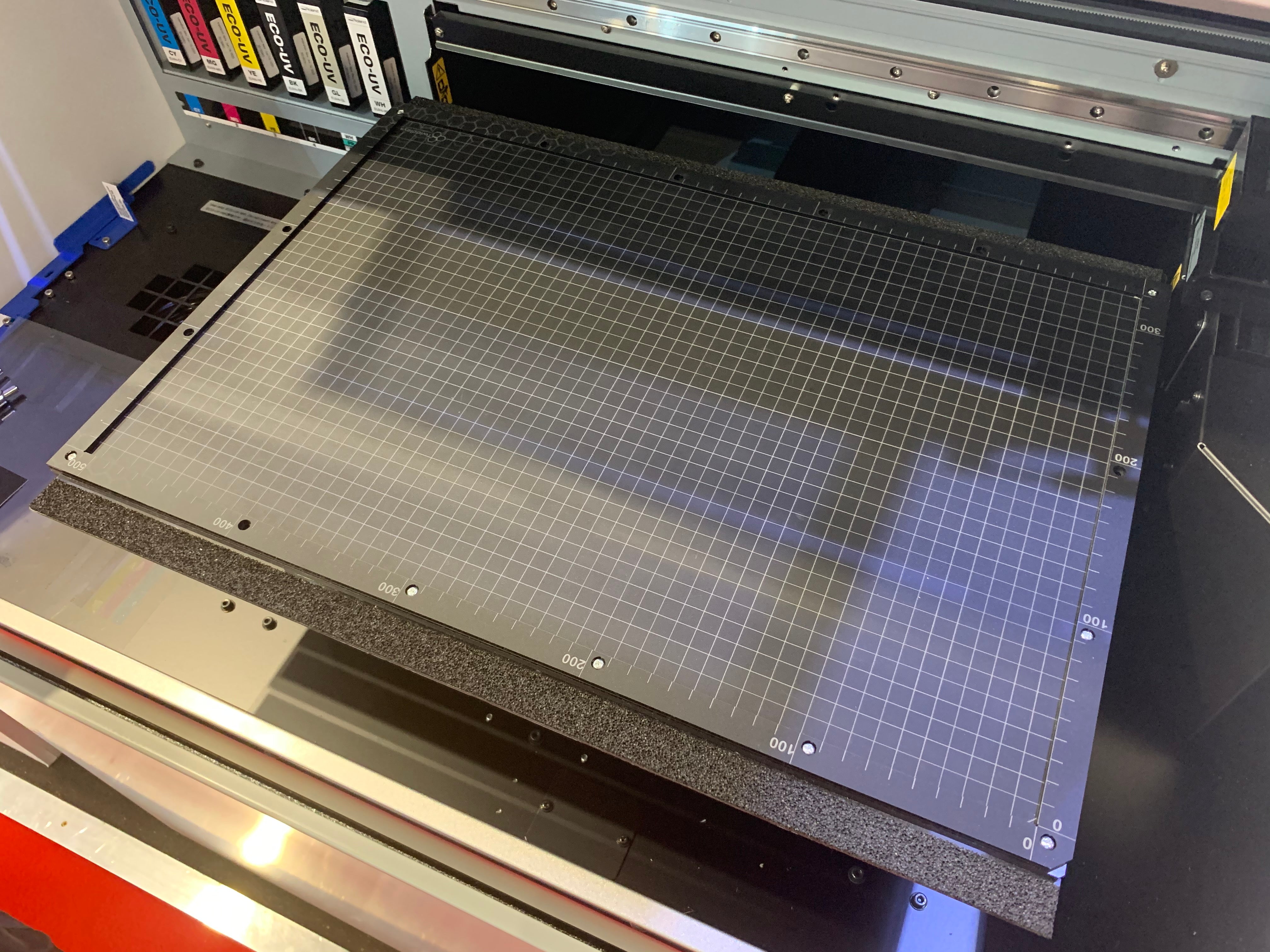 Bed Base & Ruler Guide for Roland LEF 300 Series Flatbed Printer Jigs