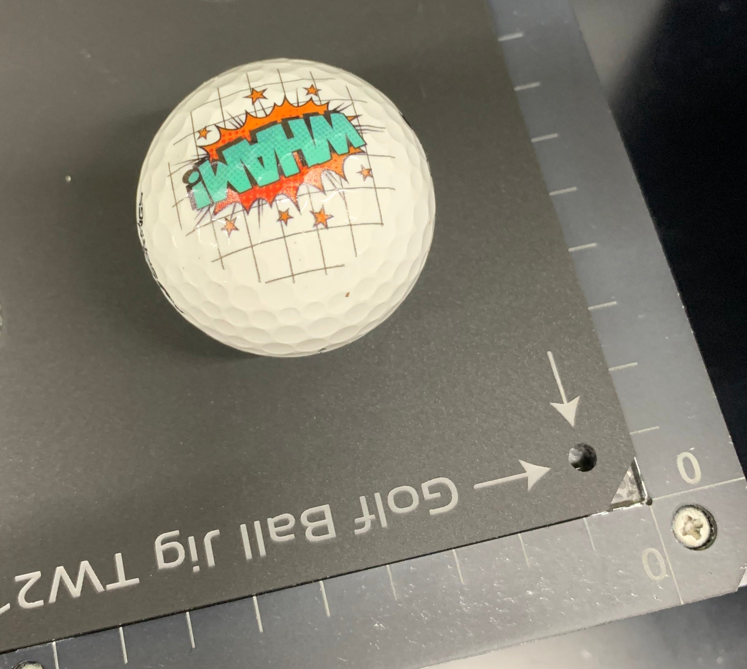 A3 Golf Ball Printing Jig for A3 Flatbed Printers