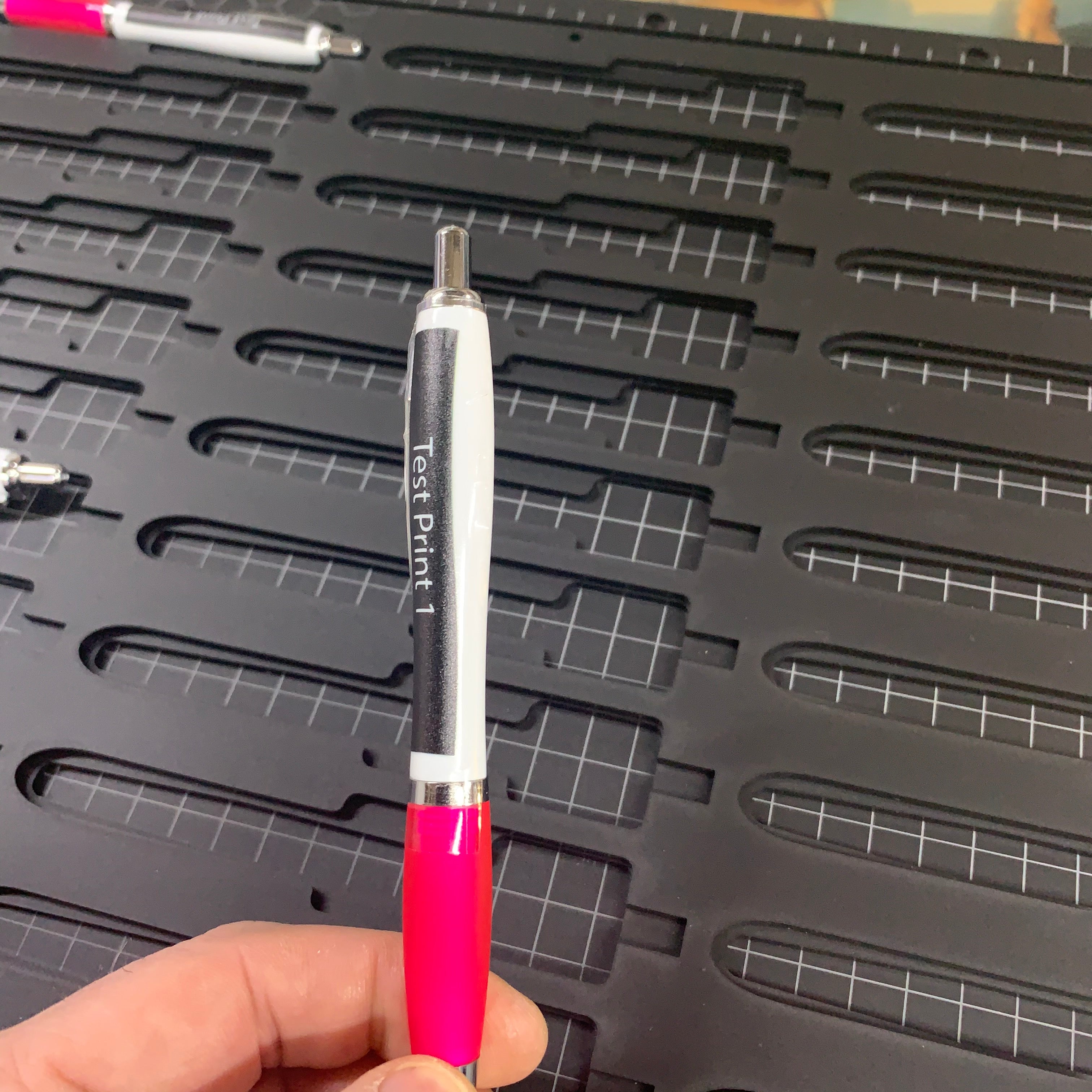 Contour Pen Printing Jig for Roland BD-8 Series Flatbed Printer (5 Spaces)