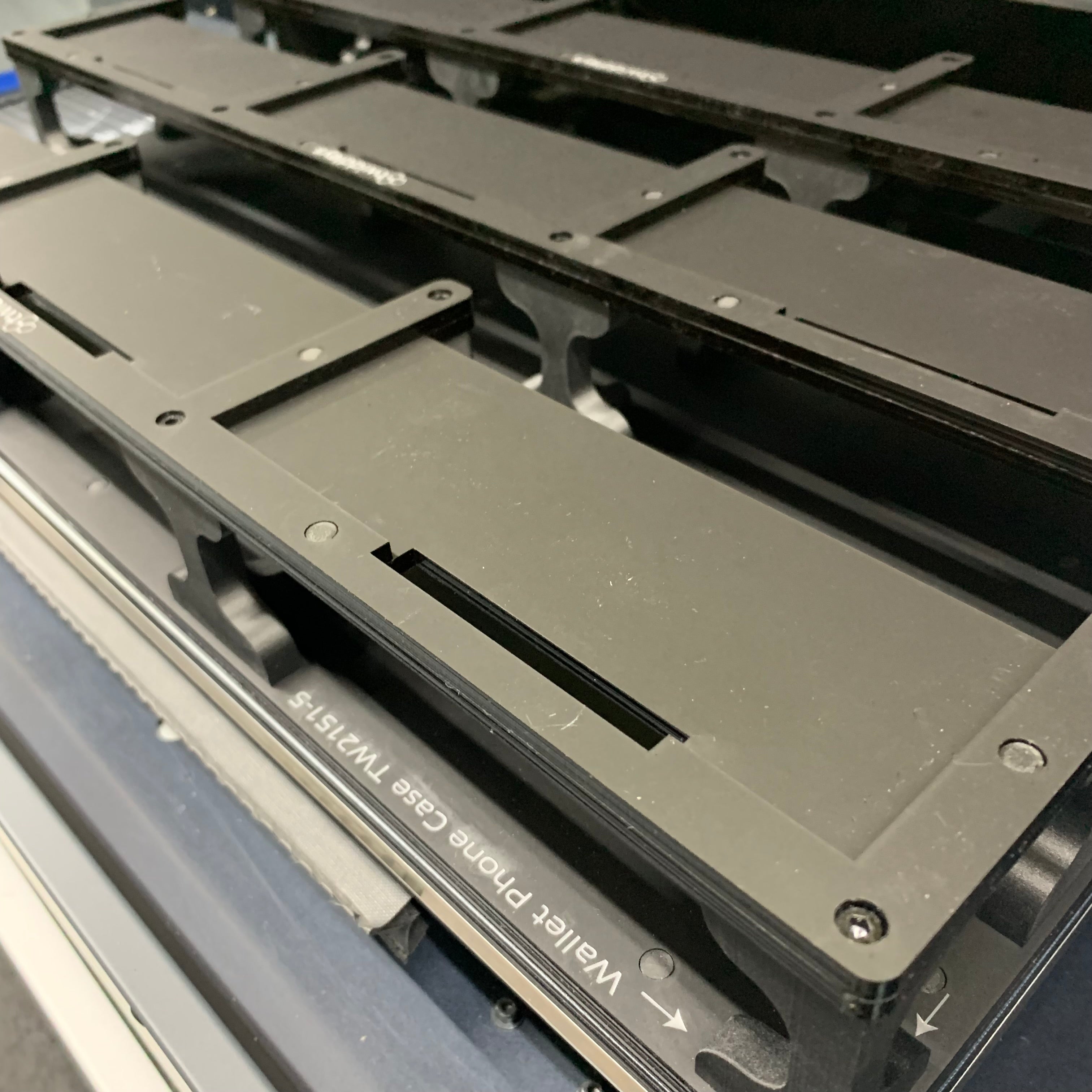 Wallet Phone Case Printing Jig for Mimaki UJF-7151 Flatbed Printer (xx Spaces)