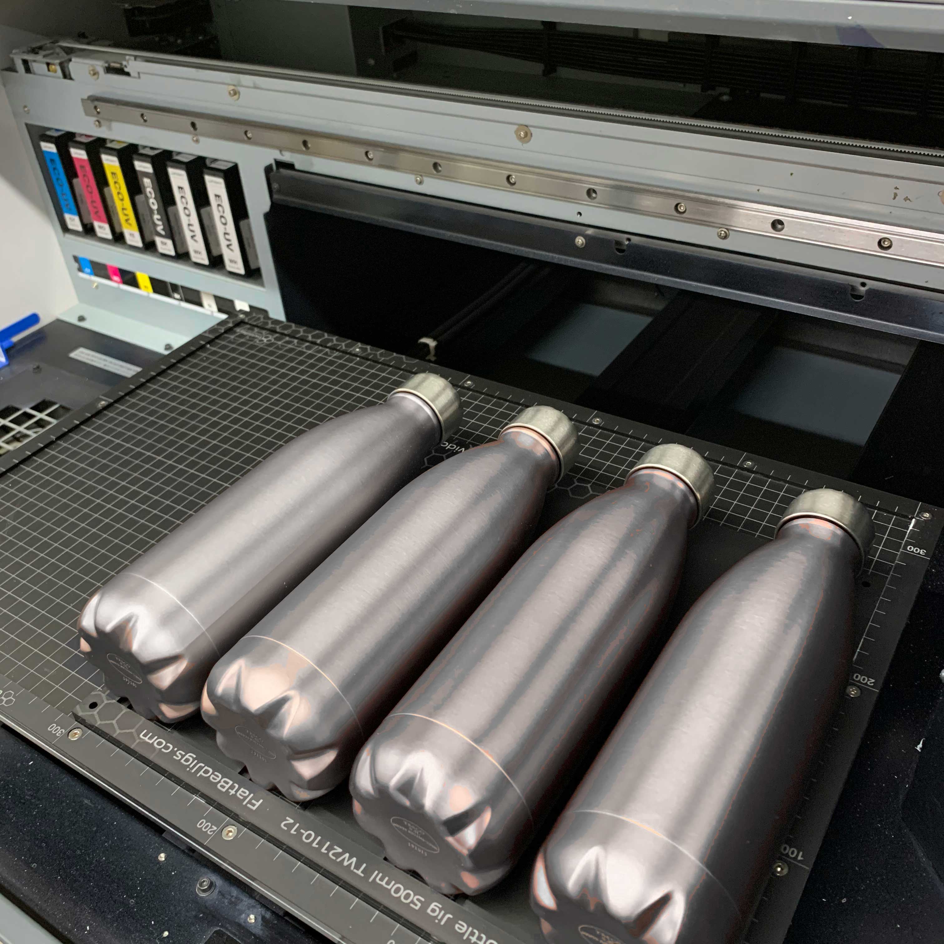 Insulated Bottle Jig for 500ml Bottles Roland LEF 12 / 12i Flatbed Printer (4 Spaces)