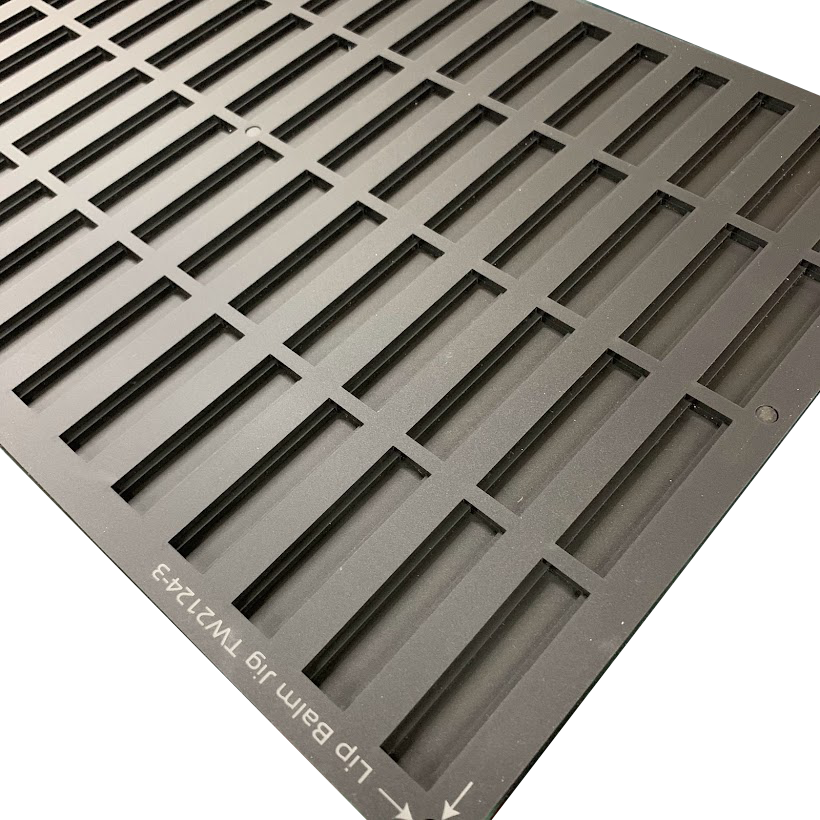 Lip Balm Stick Printing Jig for Roland LEF 12 Flatbed Printer (27 Spaces)