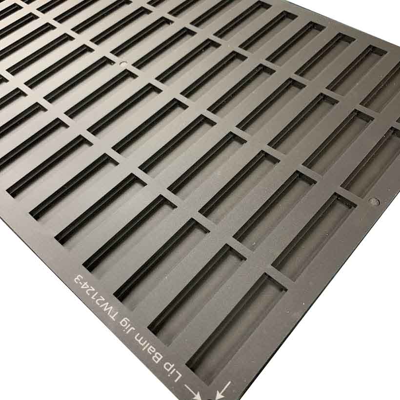 Lip Balm Stick Printing Jig for Roland LEF 300 Flatbed Printer (100 Spaces)