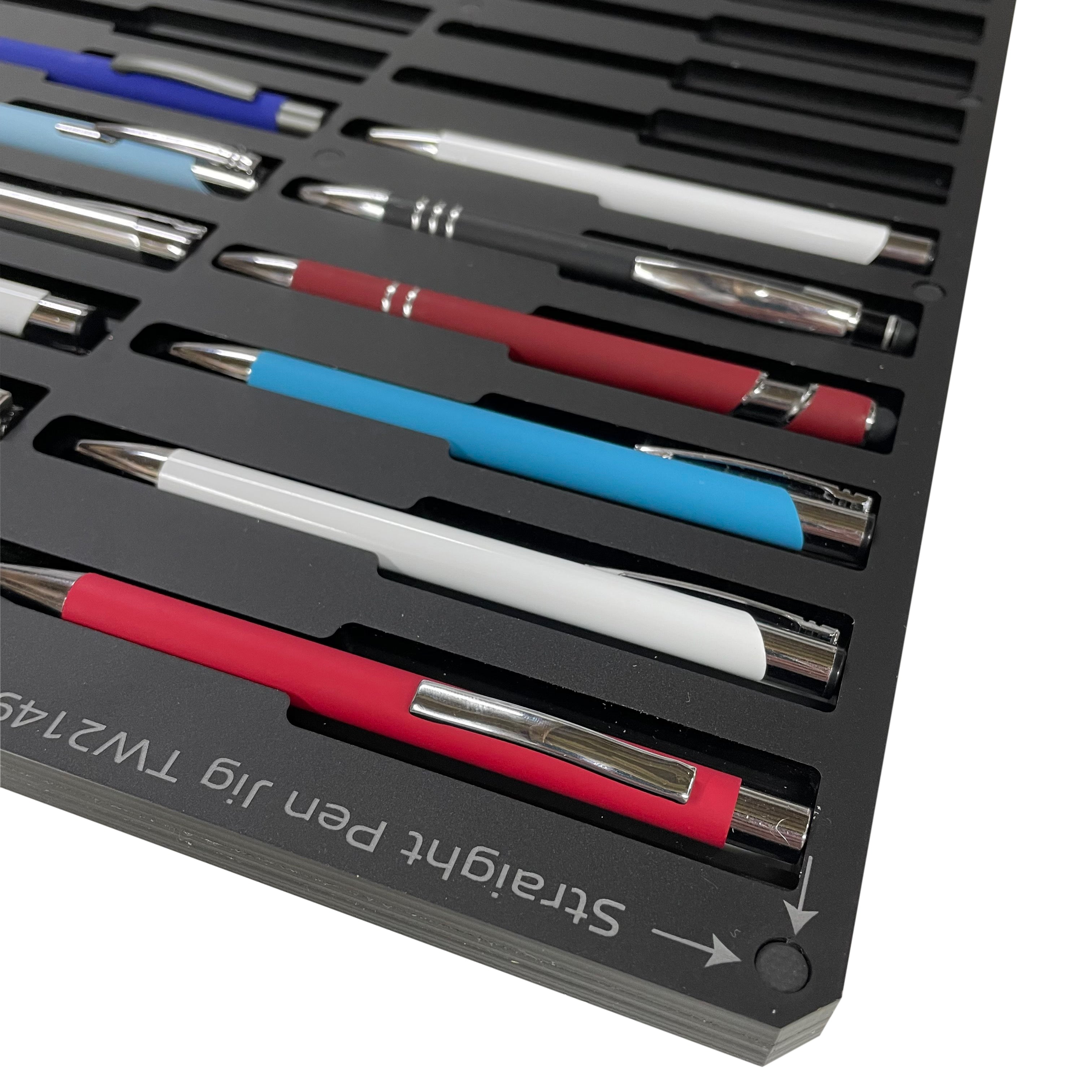 Straight Edge Pen Printing Jig for Roland BD-8 Series Flatbed Printer (8 Spaces)