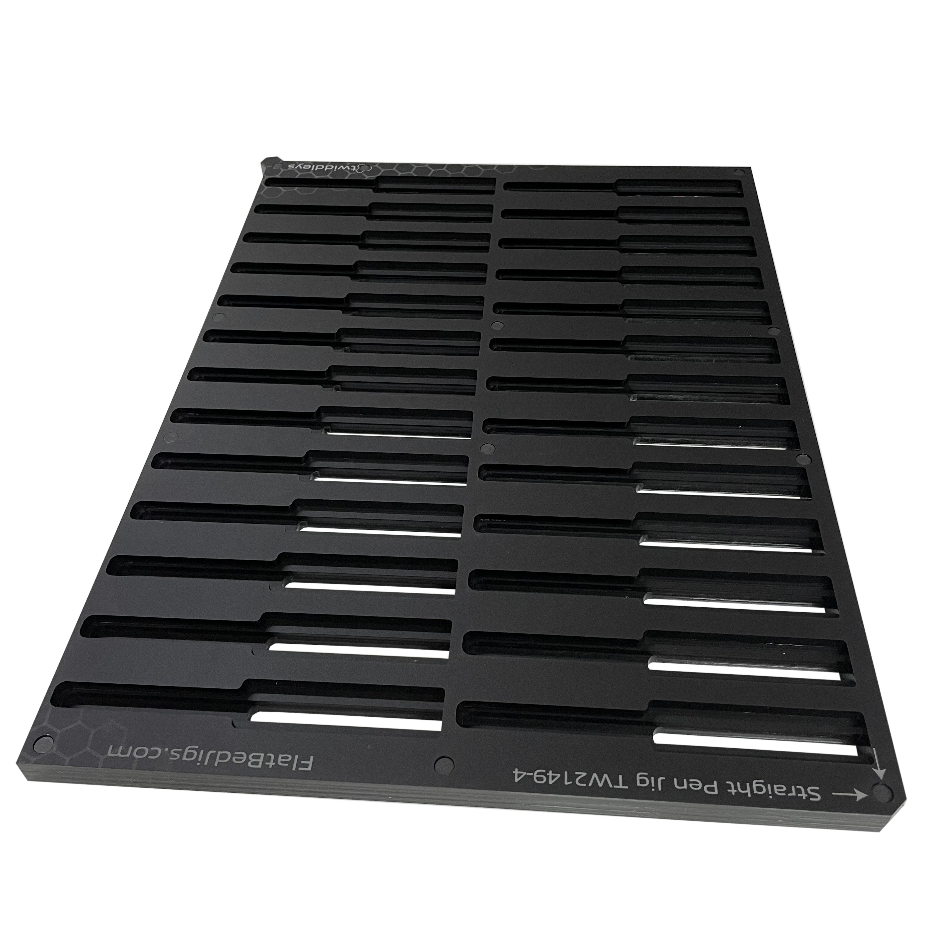 Straight Edge Pen Printing Jig for Roland BD-8 Series Flatbed Printer (8 Spaces)