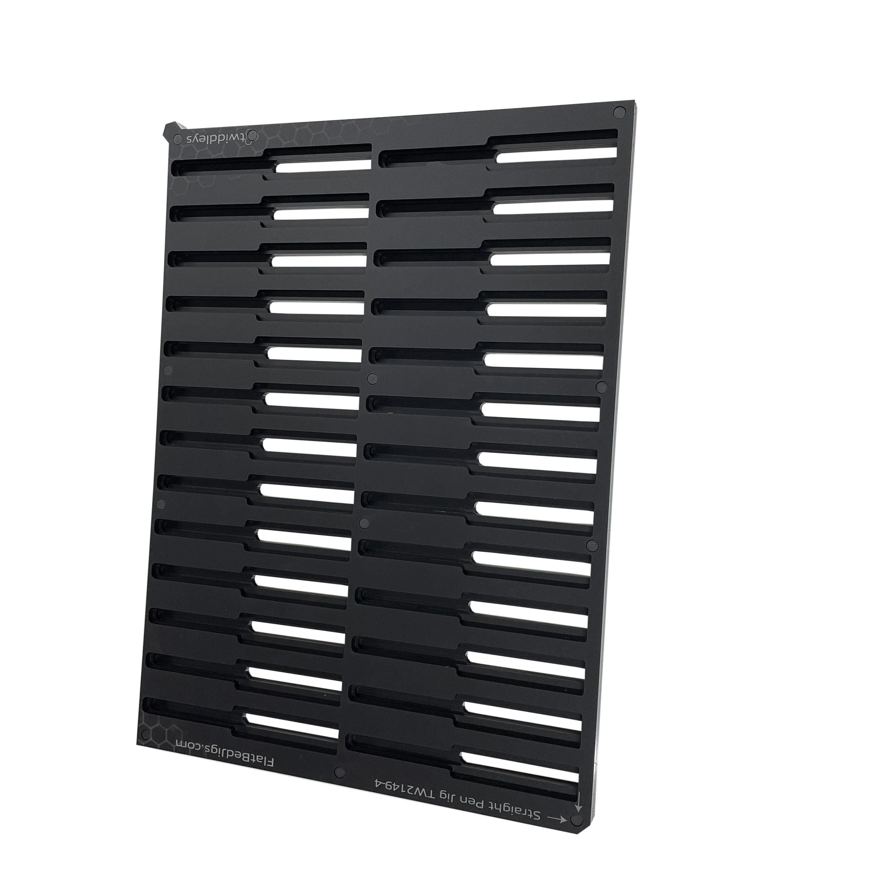 Straight Edge Pen Printing Jig for Roland BD-8 Series Flatbed Printer (8 Spaces)