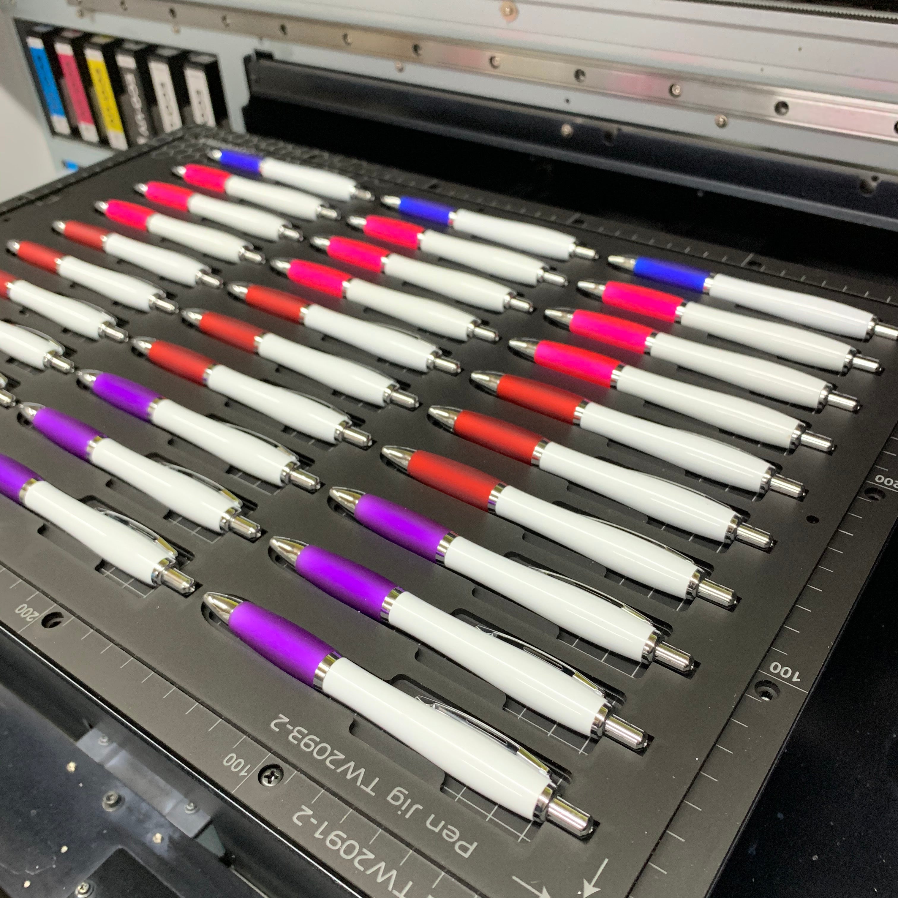 Contour Pen Jig for Mimaki UJF-7151 Flatbed Printer (68 Spaces)
