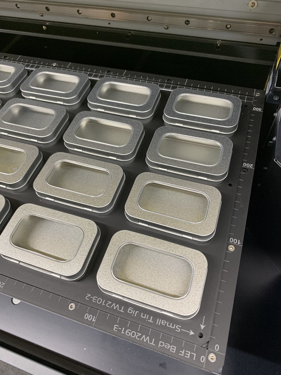 Tin Jig - 96 x 56mm for Roland MO-240 Flatbed Printer Series (TBA Spaces)