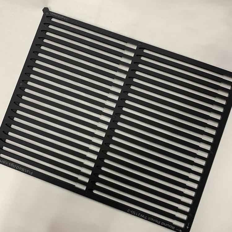 Round Pencil Printing Jig for Roland LEF 300 Flatbed Printer (60 Spaces)