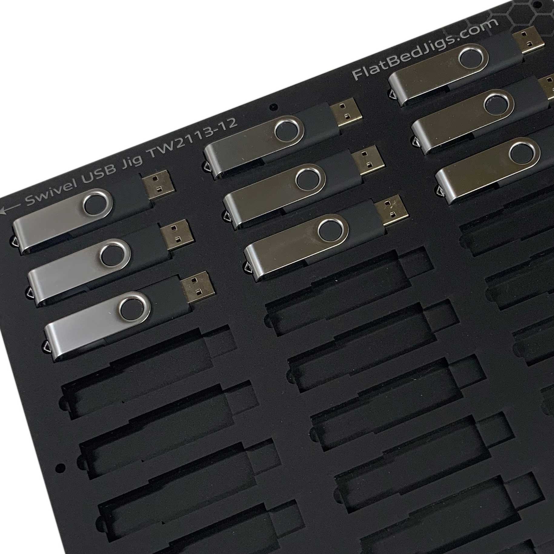 Swivel USB Memory Stick Jig for Mutoh XPJ-661UF Flatbed Printer (100 Spaces)