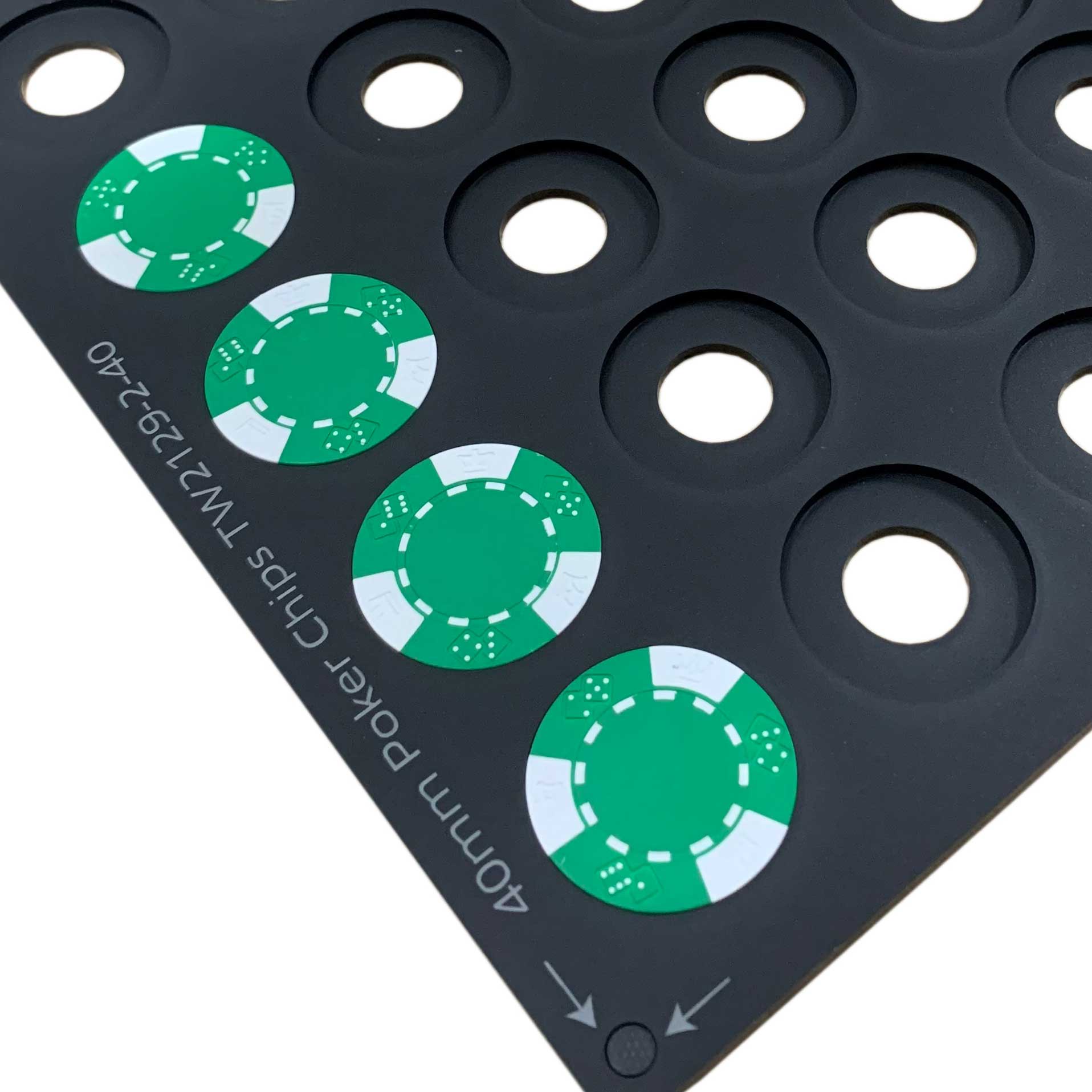 A4 Poker Chip Printing Jig for Printing 39mm / 40mm Poker Chips with an A4 Flatbed Printers