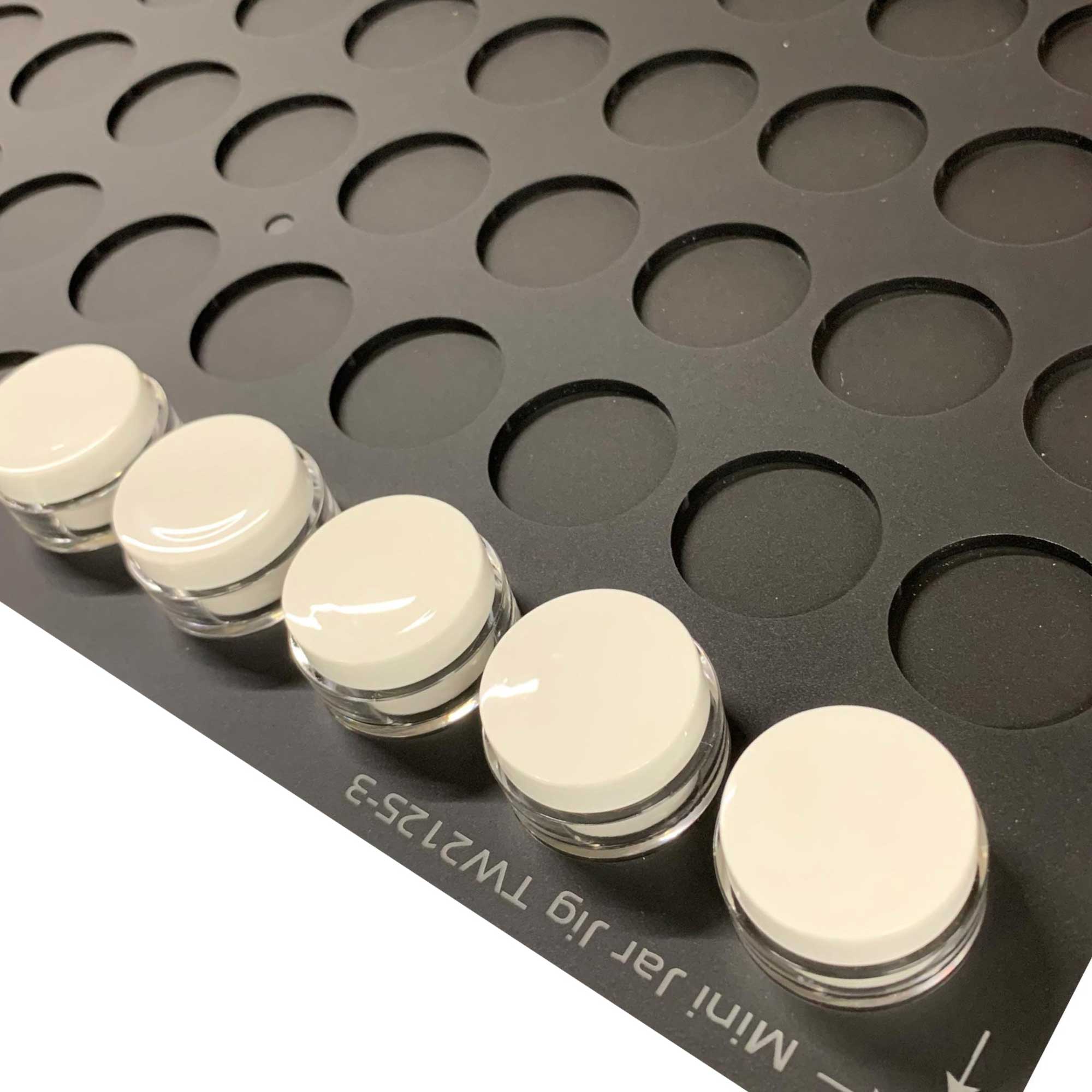 37mm Mini Pot / 3.7cm Small Jar Printing Jig for Mimaki UJF-7151 Flatbed Printer (xx Spaces)