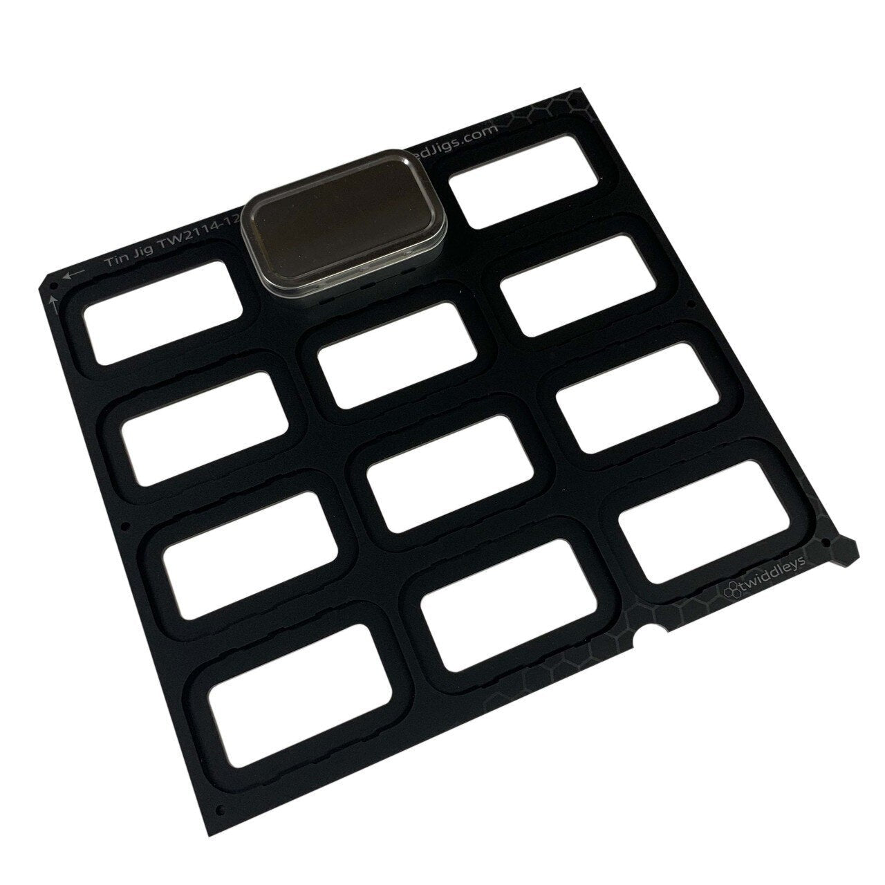 Tin Jig 'Tinware T2105' - 56mm x 94mm for Roland BD-8 Flatbed Printer Series (TBA Spaces)