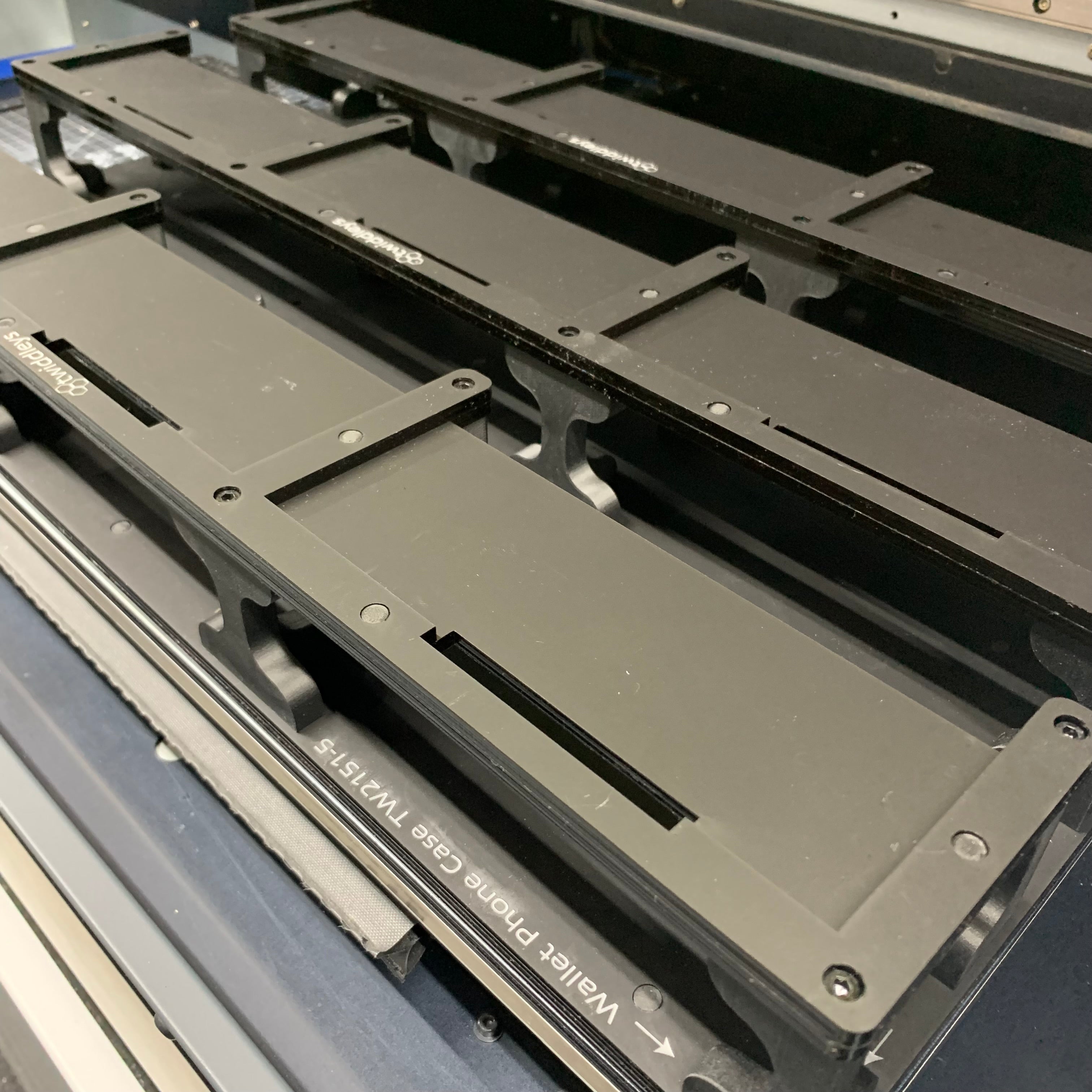 Wallet Phone Case Printing Jig for Mimaki UJF-3042 Flatbed Printer (3 Spaces)