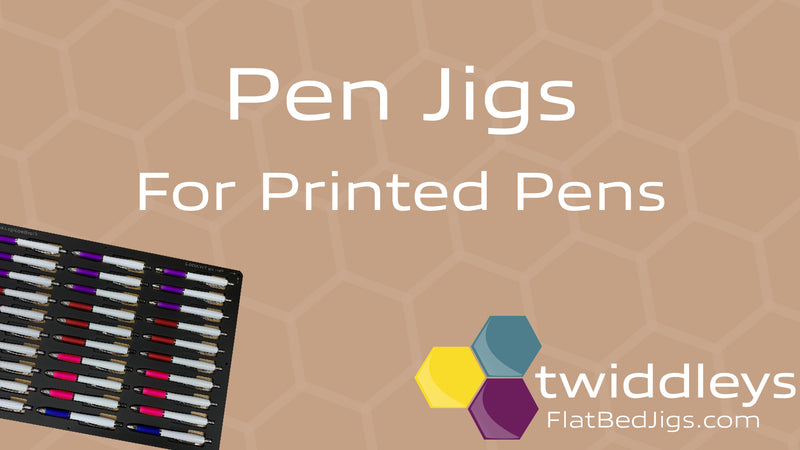 Pen Printer Jigs for Printing Pens with a Roland or Mimaki Flatbed Printer - Custom Pens Jig