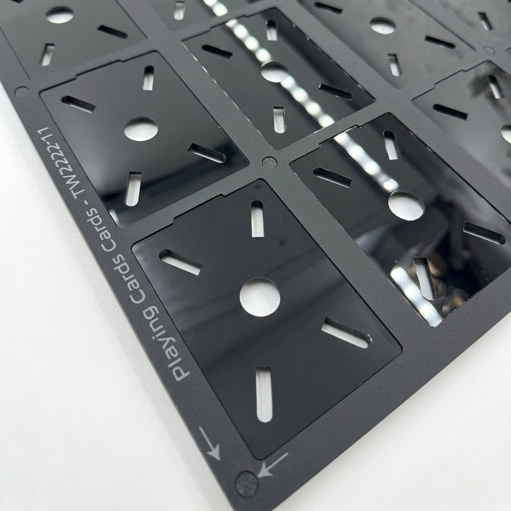 Playing Cards Mini Printing Jig for any Flatbed Printer with a bed larger than 180 x 90mm (xx Spaces)