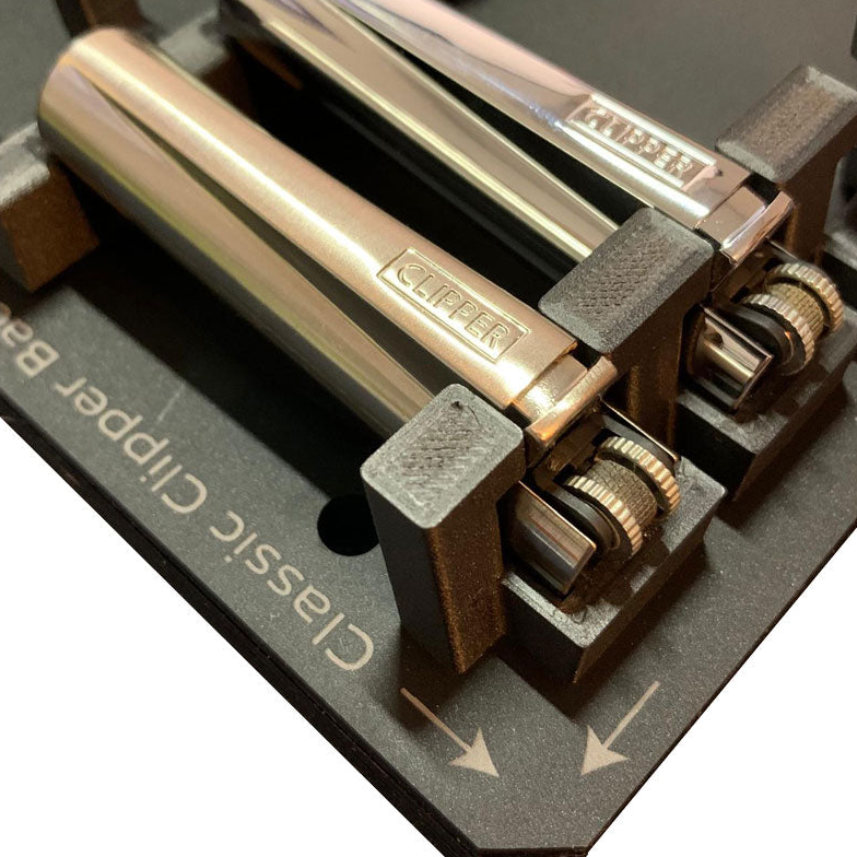 Classic Large Clipper Lighter – Mini Printing Jig for any bed size greater than 180 x 90mm (Backs, 2 Spaces)