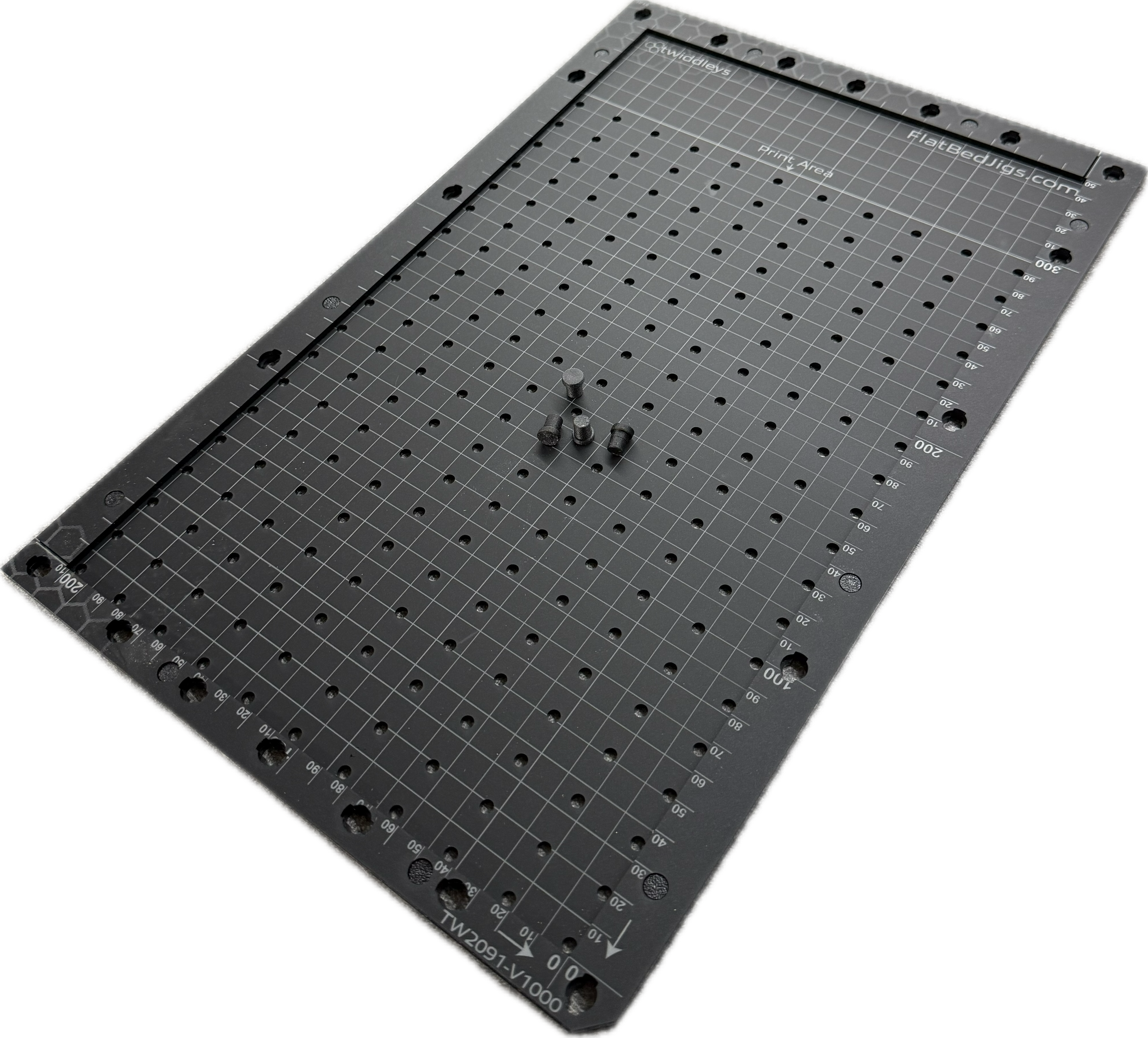 Bed Base & Ruler Guide for Epson SC-V1000 Flatbed Printer Jigs