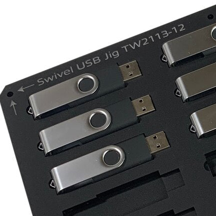 USB Swivel Memory Stick Mini Printing Jig for any bed size greater than 180 x 90mm (TBA Spaces)