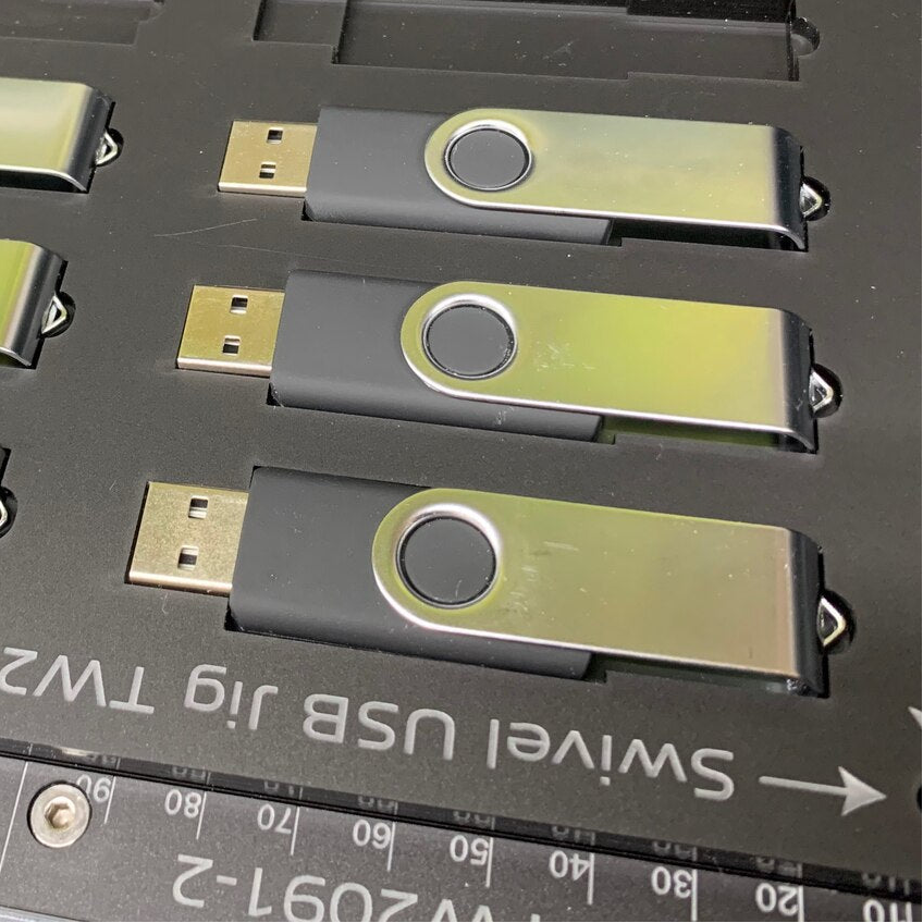 USB Swivel Memory Stick Mini Printing Jig for any bed size greater than 180 x 90mm (TBA Spaces)