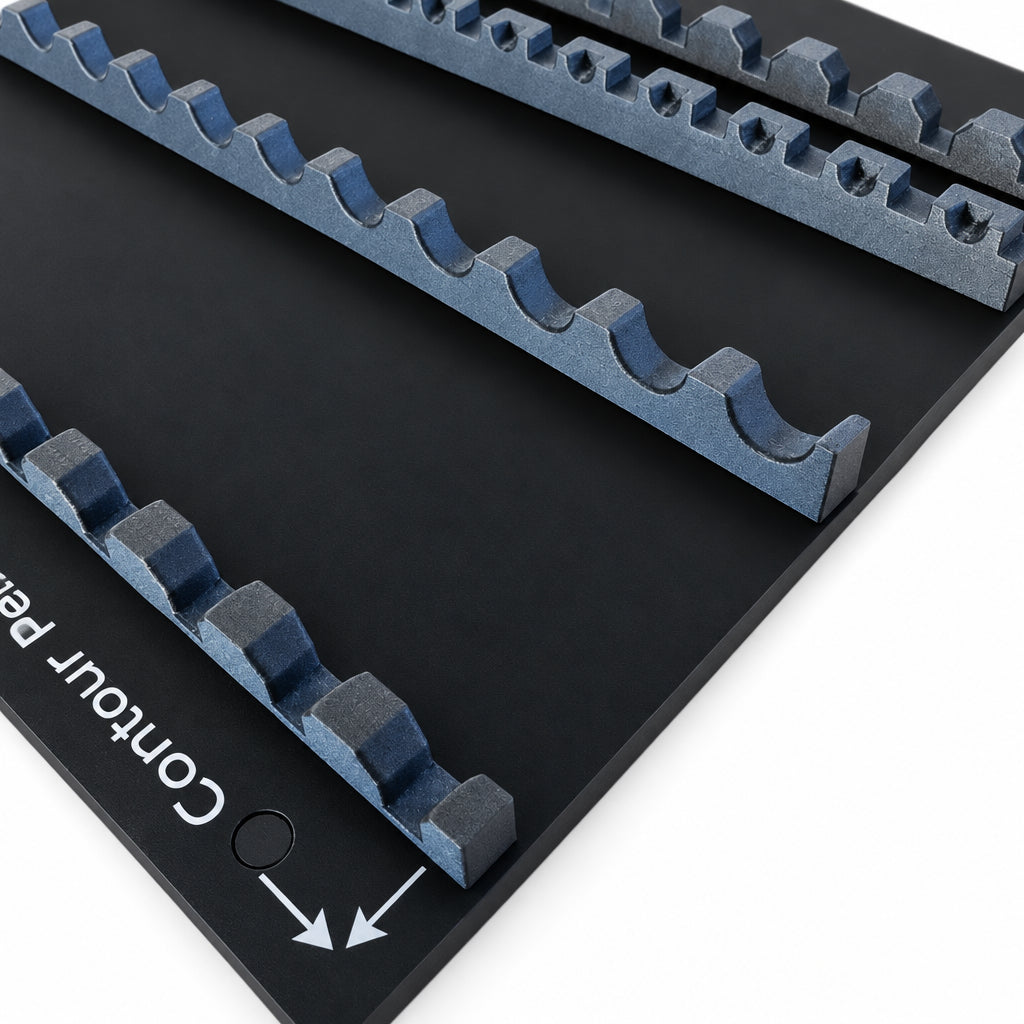 High Density Contour Pen Printing Jig for Large Format Flatbed Printer (186 Spaces)