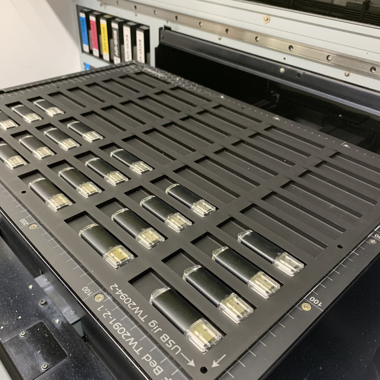 USB Memory Stick Jig for Epson SC-V1000 Flatbed Printer Series (TBA Spaces)