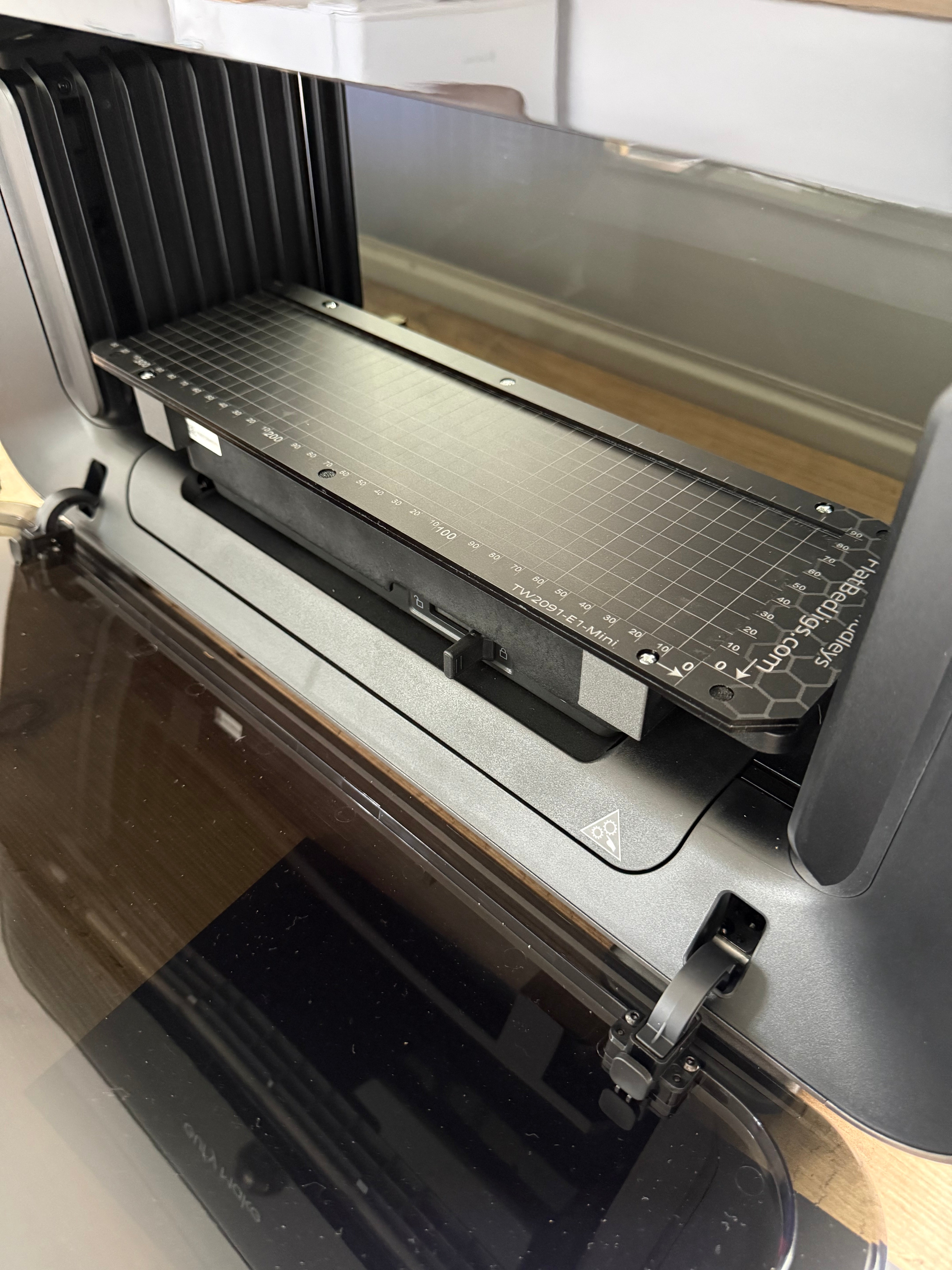 Bed Base & Ruler Guide for eufyMake E1 (Mini Bed) Flatbed Printer Jigs