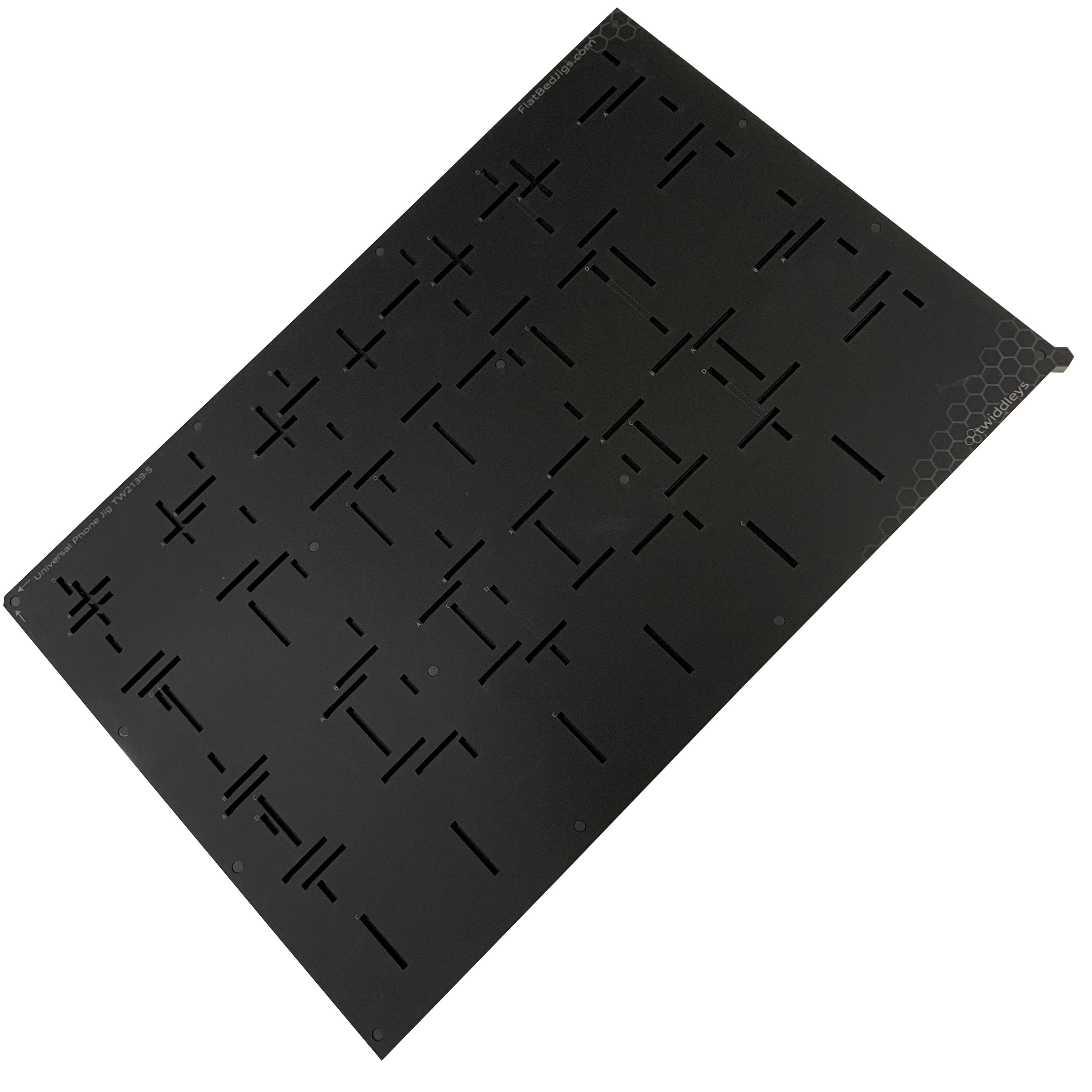Phone Case Printing Jig Base Plate - Roland MO-180 (xx Spaces)