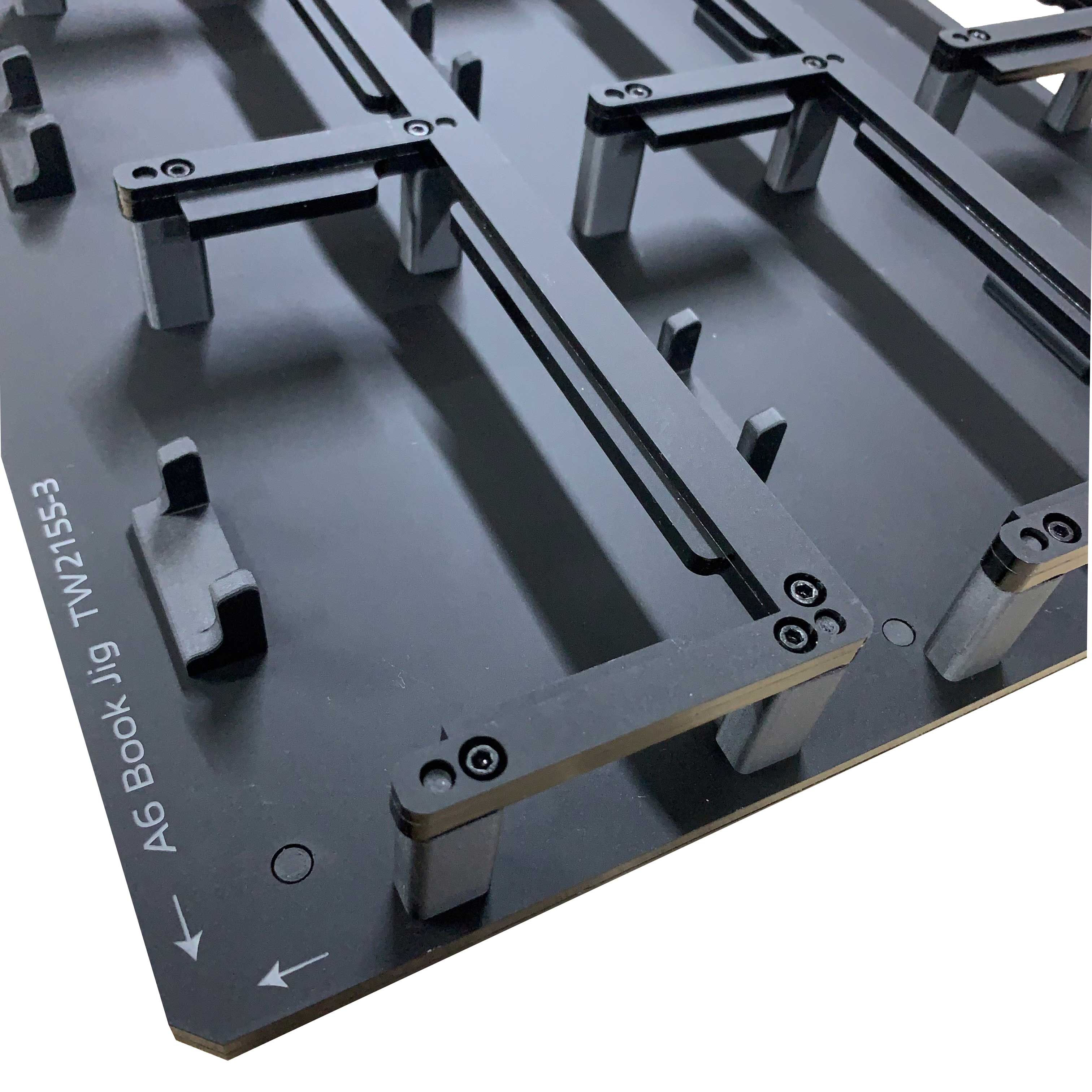 A6 Notebook Printing Jig for Roland MO-240 Flatbed Printer (TBA Spaces)
