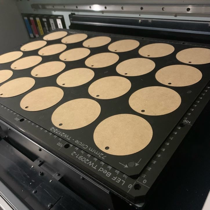 Printing Jig for 72mm Circle Disc Blanks - A3 Flatbed Printers (15 Spaces)