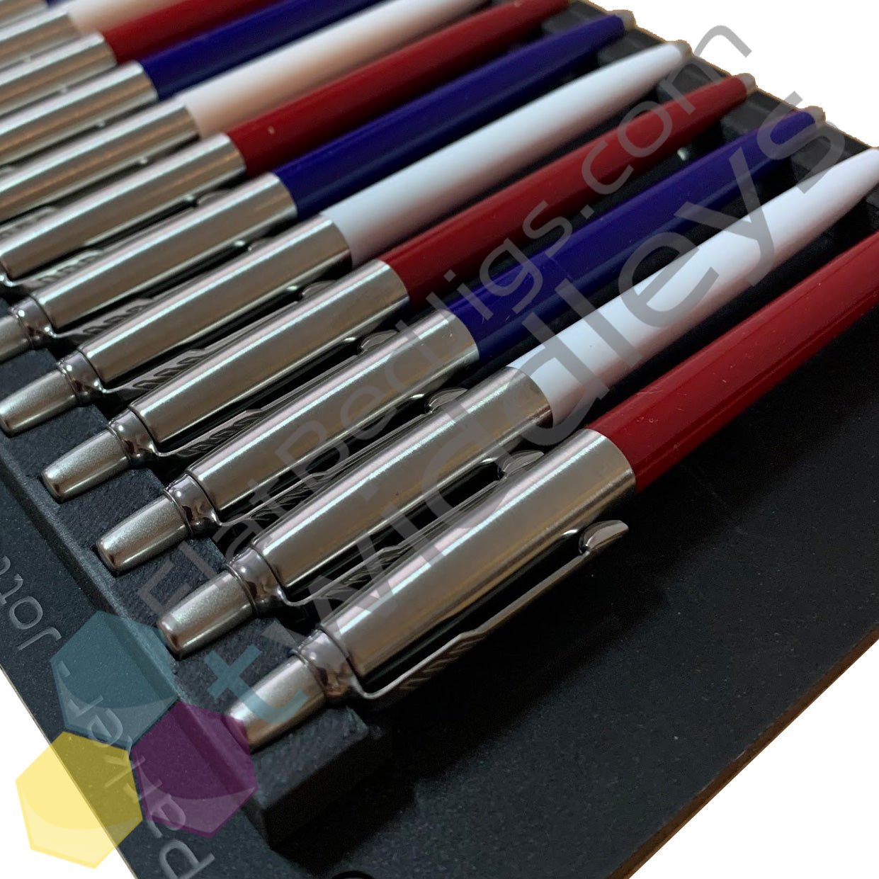 Parker Jotter Pen Jig for Mimaki UJF-3042 Flatbed Printer (66 Spaces)