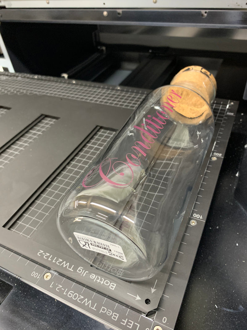 Corked Bottle Jig for Mimaki UJF-3042 Flatbed Printer (3 Spaces)