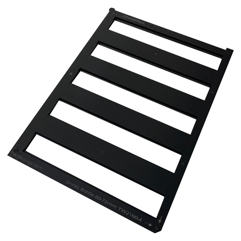 Plastic Drinks Bottle Jig for Printing Bottles - Roland LEF 300 Flatbed Printer (9 Spaces)