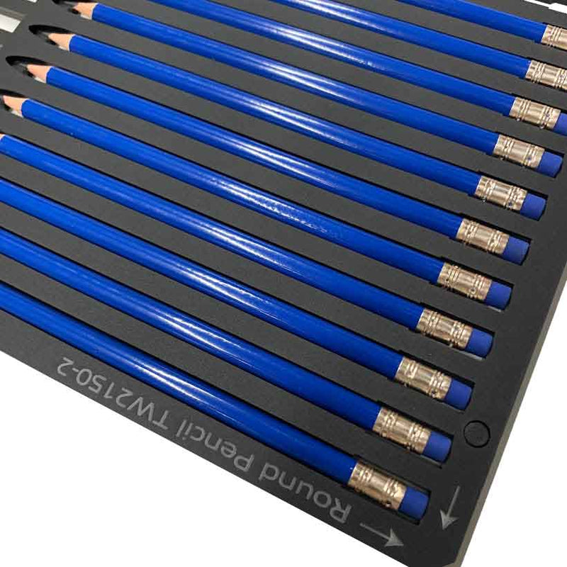 Round Pencil Printing Jig for Roland LEF 300 Flatbed Printer (60 Spaces)