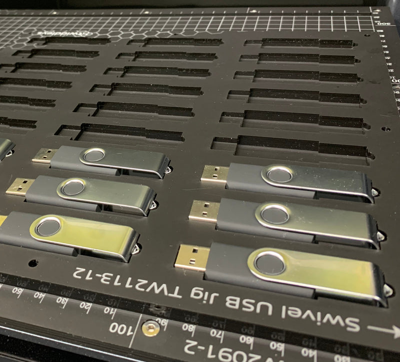 A4 USB Swivel Memory Stick Printing Jig for A4 Flatbed Printers