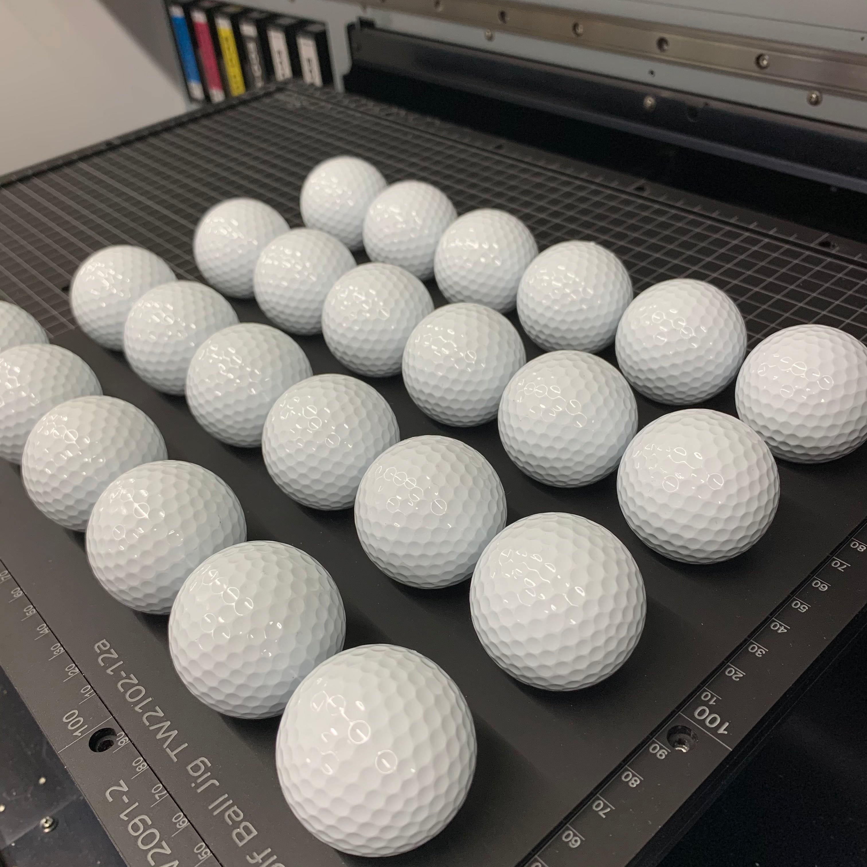 Golf Ball Printing Jig Roland LEF 300 Flatbed Printer (90 Spaces)