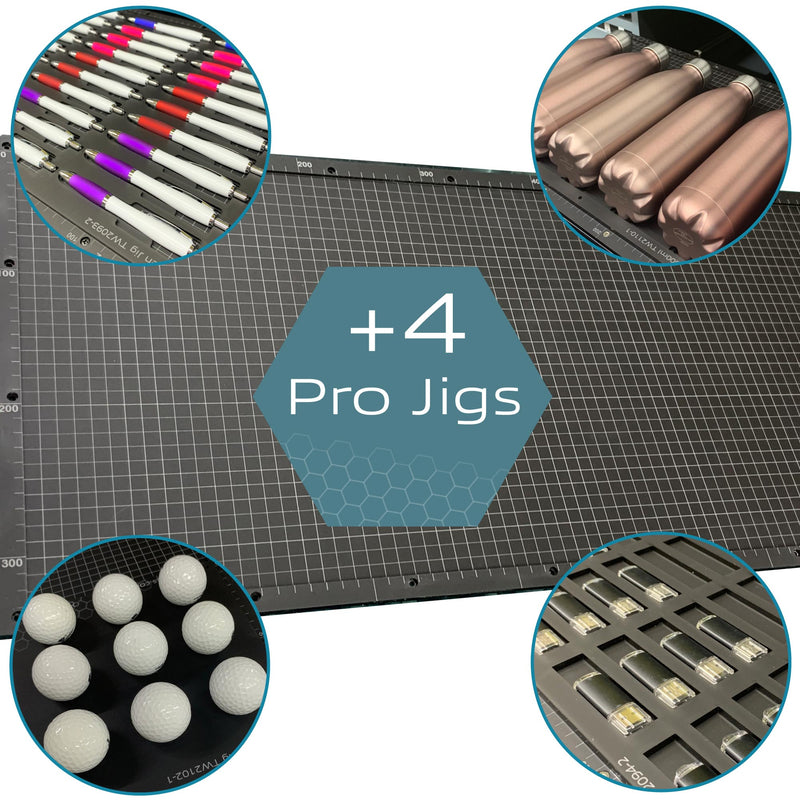 Mimaki Bundle UJF-3042 with Bed Base & Ruler Guide + 4 Pro Jigs
