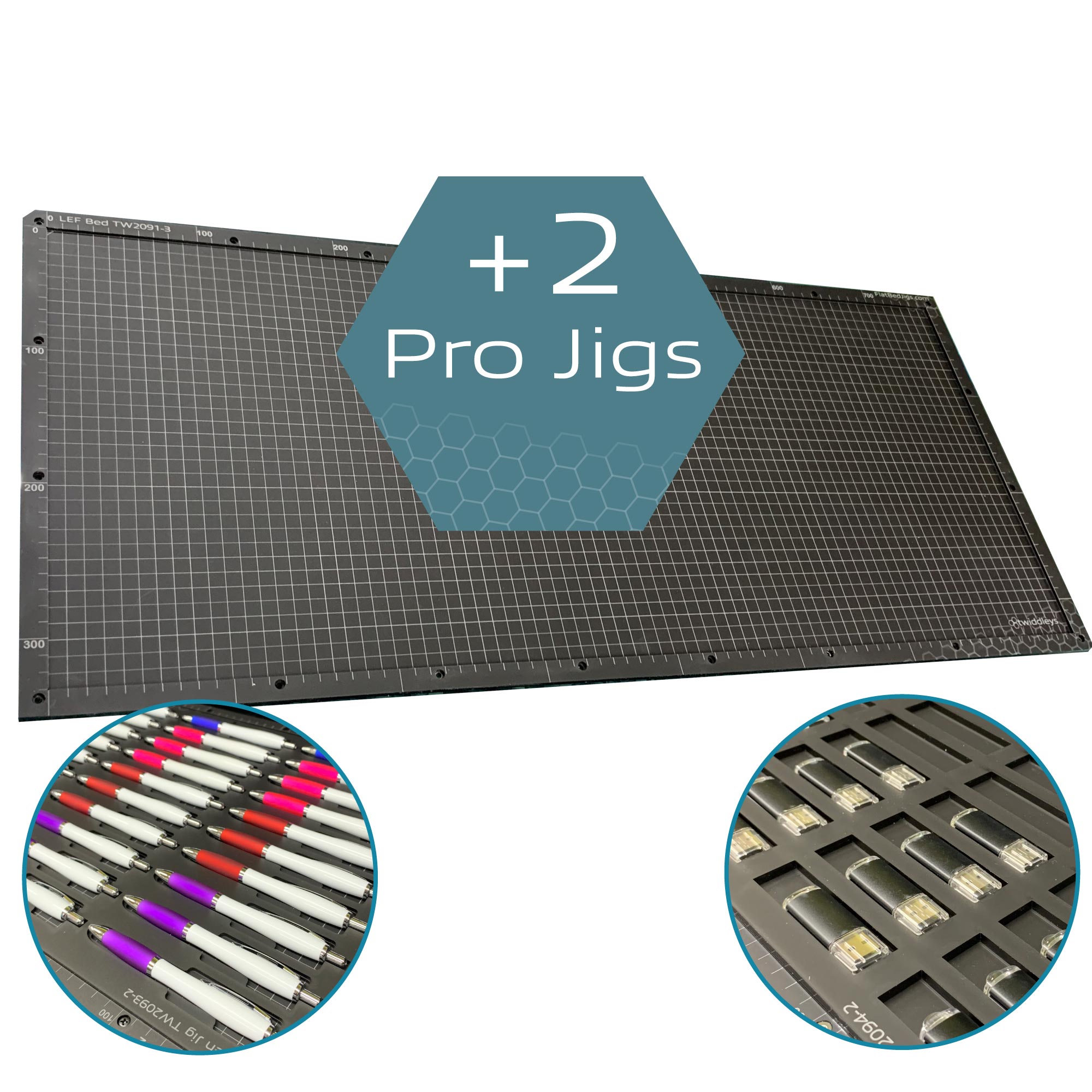 Mimaki Bundle UJF-6042 with Bed Base & Ruler Guide + 2 Pro Jigs