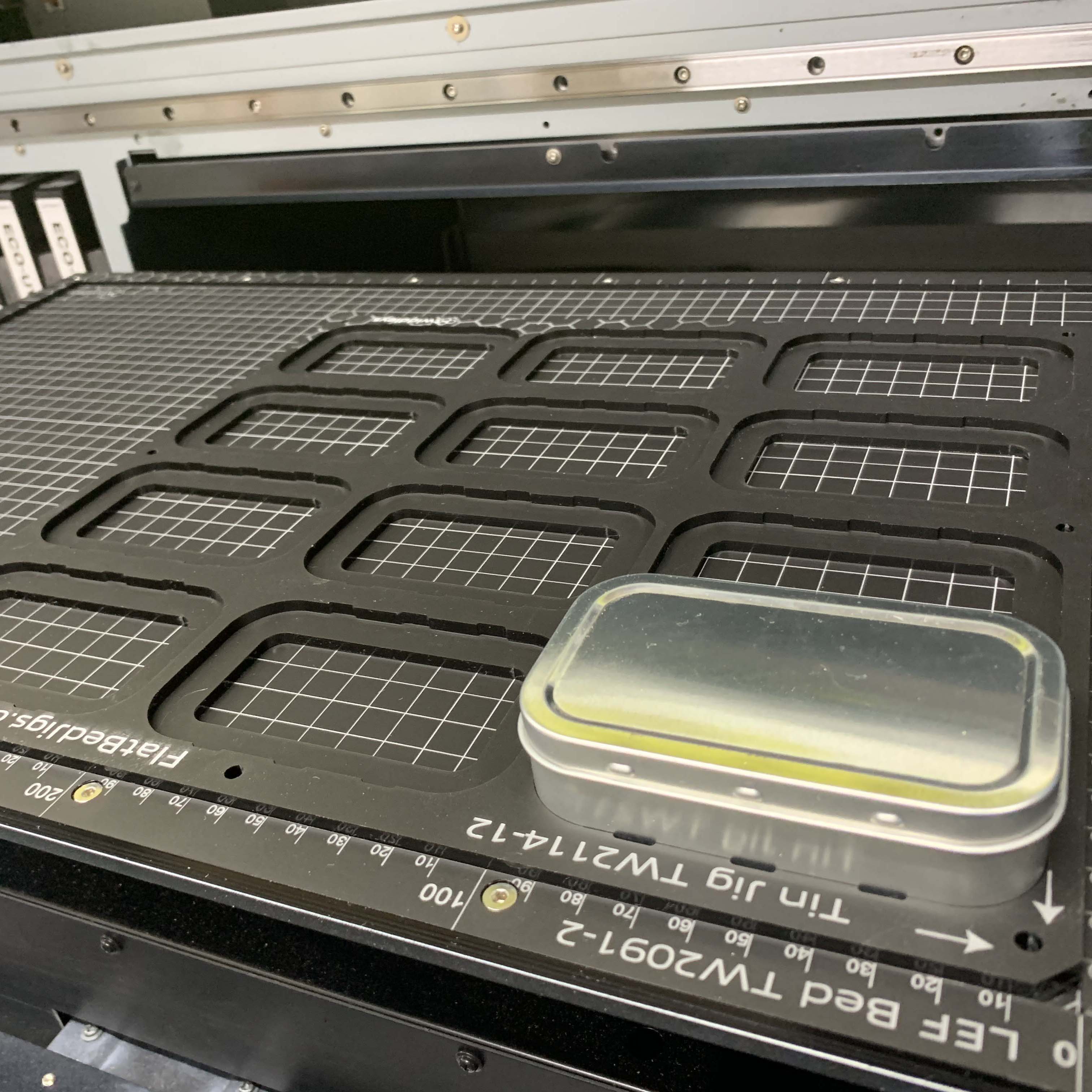 Tin Jig 'Tinware T2105' - 56mm x 94mm for Mutoh XPJ-461UF Flatbed Printer